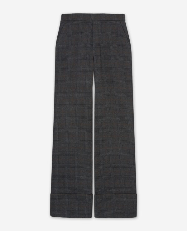 CALÇAS RETAS EM JACQUARD